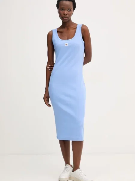 Calvin Klein Jeans sukienka z niebieska