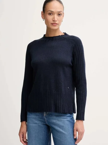 Pepe Jeans Pulover s dodatkom vune plava