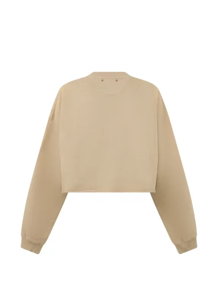 Decupat pulover Golden Goose cu imagine maro