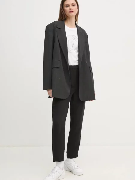 Sweter z dzianiny o kroju oversized z golfem model ‘Juna’ Joop! biały