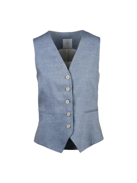 Kamizelka wełniana Eleventy wełniana niebieska