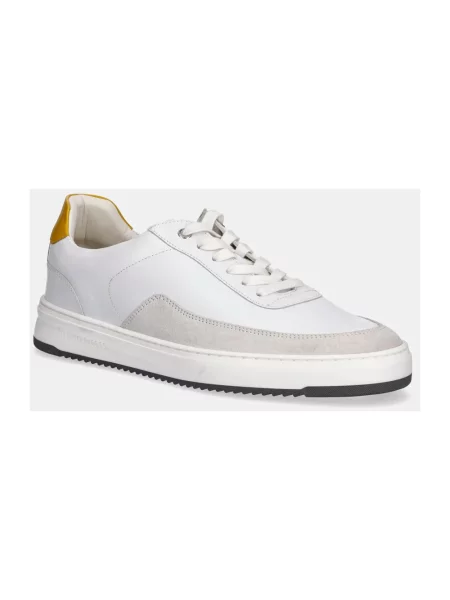 Filling Pieces sneakersy skórzane Mondo Squash Tag biały