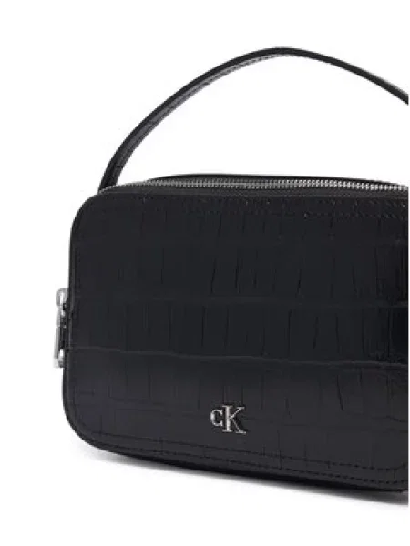 Calvin Klein Torba za fotoaparat Monogram Crocodile' crna