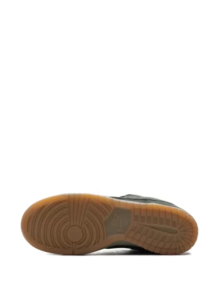 Sneakerși Nike Cortez cu autograf din piele maro