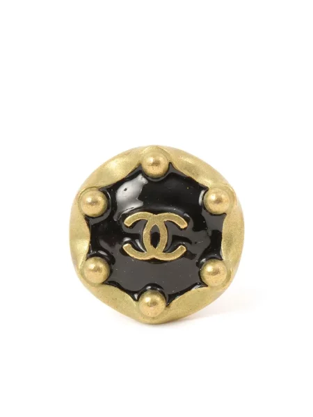 Náušnice Chanel Pre-owned zlaté