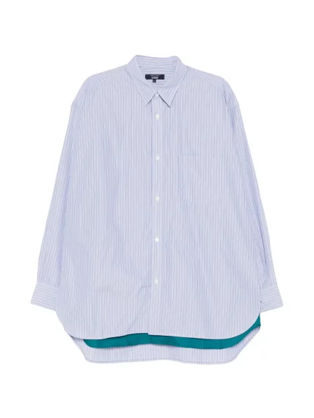 Cămașă cu dungi Comme Des Garçons Homme cu dungi albastru