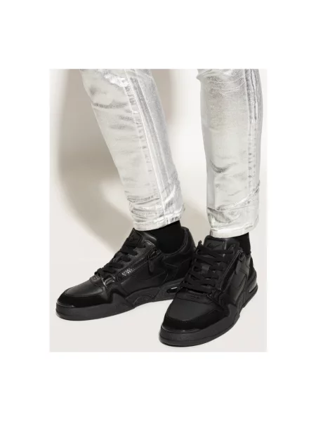Sneakersy Giuseppe Zanotti skórzane czarne