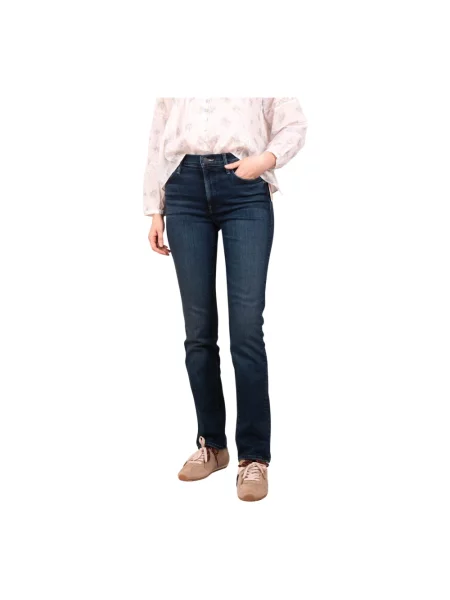 Skinny jeansy skinny Mother niebieskie