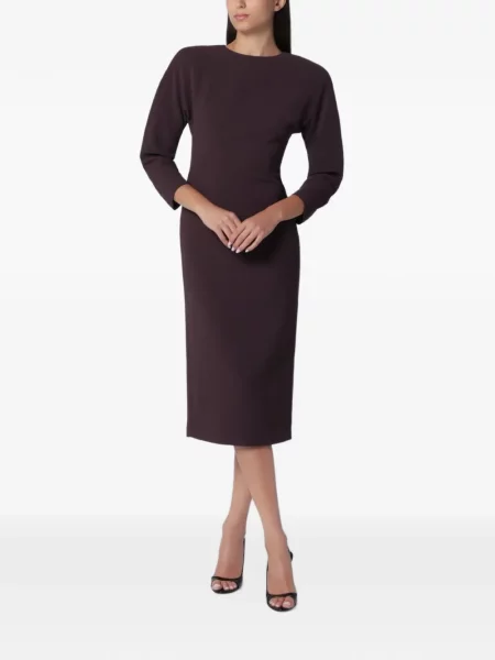 Rochie midi The Andamane roșu