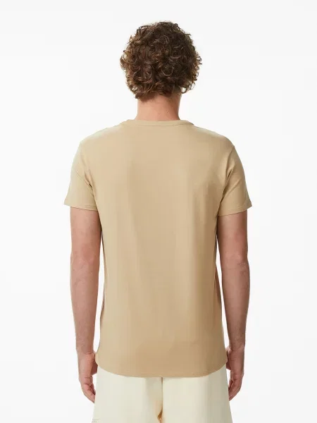 Футболка Lacoste бежевая