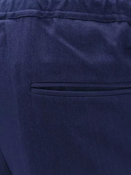 Șnur de strângere pantaloni Kiton albastru