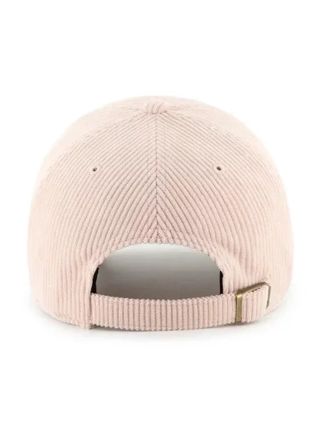 Вельветова кепка 47 brand MLB Los Angeles Dodgers рожевий