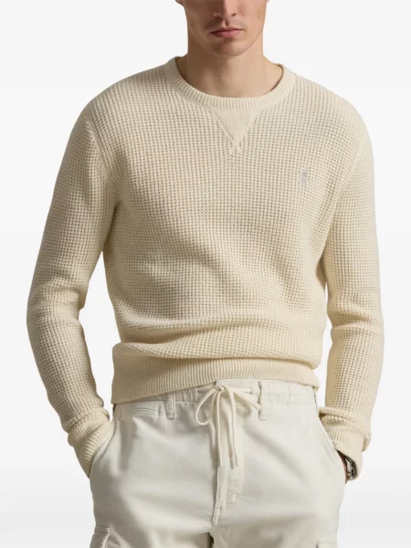 Czapka z daszkiem Polo Ralph Lauren w kratkę z twillu biznesowa niebieska