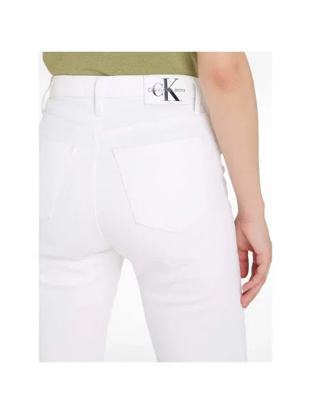 Mom džínsy Calvin Klein Jeans biela