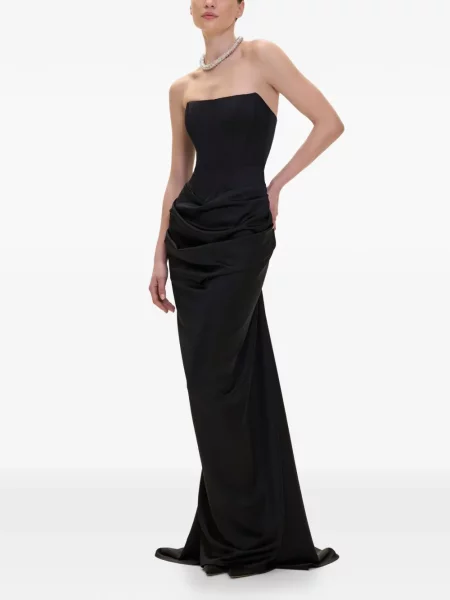 Rochie maxi V:pm Atelier drapată negru