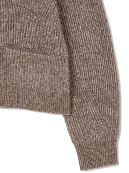 Cardigan Studio Tomboy cu decolteu în V maro