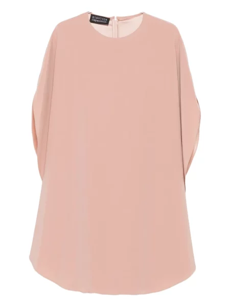 Rochie midi Gianluca Capannolo cu decolteu rotund până la genunchi de costum