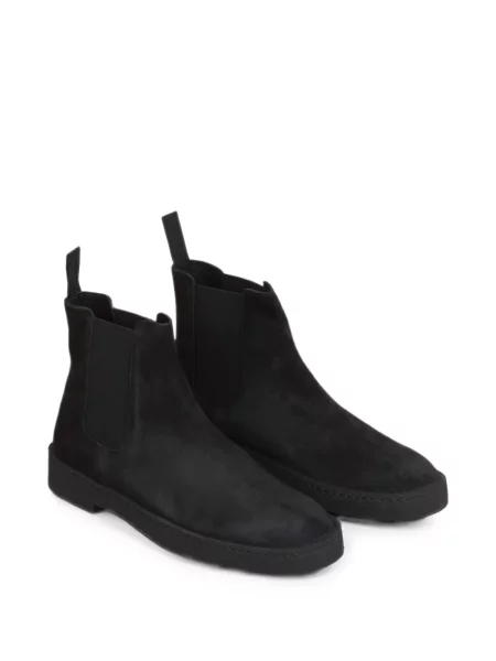 Botine chelsea Common Projects din piele de căprioară negru