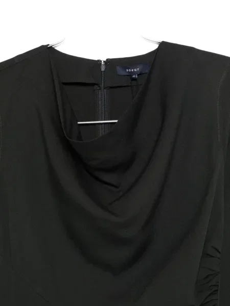 Rochie Soeur drapată de costum negru