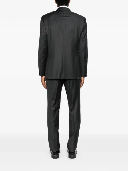 Costum Canali cu două rânduri de nasturi gri