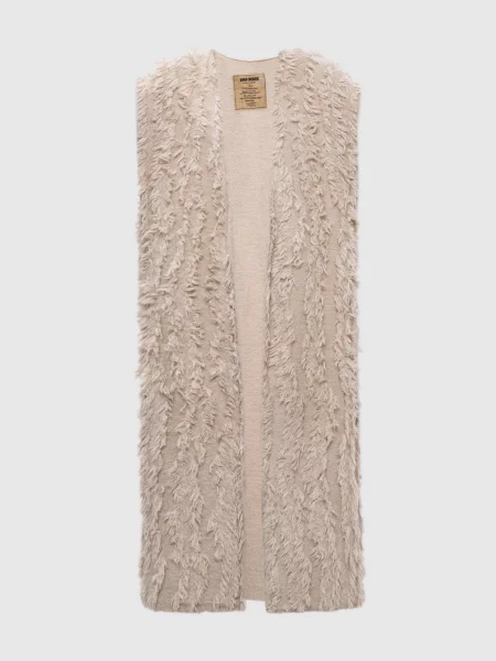 Жилет Uma Wang из альпаки бежевый
