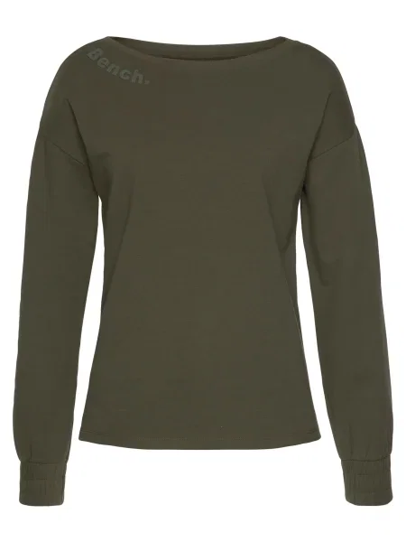 BENCH Majica temno zelena