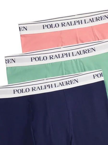 Chiloți Polo Ralph Lauren din țesătură twill cu autograf cu glugă albastru