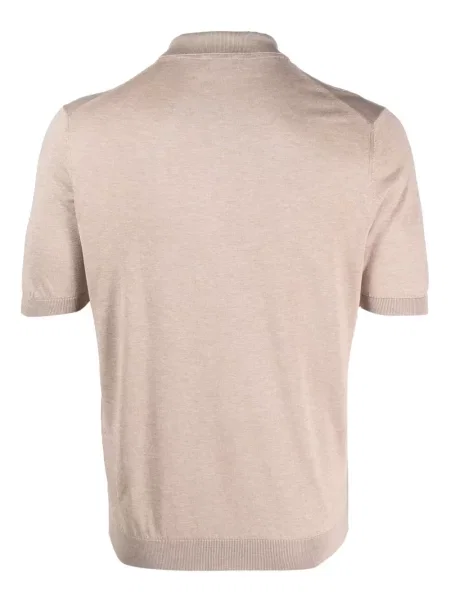 Scurt tricou polo Barba de mătase