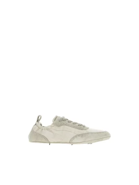 Sneakersy Fendi skórzane szare