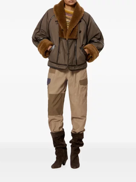Pantaloni cargo Marant Etoile maro