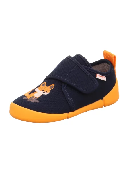 SUPERFIT Pantofi VENTI crem / bleumarin / maro închis portocaliu