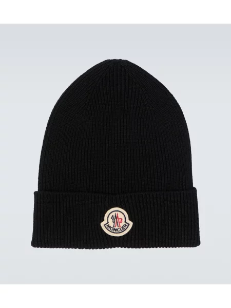 Căciulă Moncler de lână negru