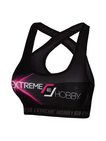 Stanik sportowy fitness siłownia MMA EXTREME HOBBY MT SPORT różowy