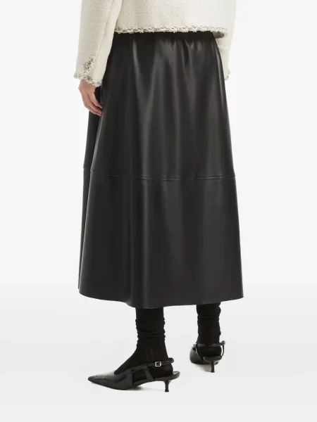 Fustă midi B+ab până la genunchi negru