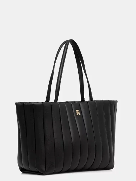 Geantă shopper Tommy Hilfiger negru