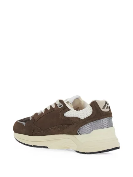 Sneakerși Autry din piele de căprioară maro