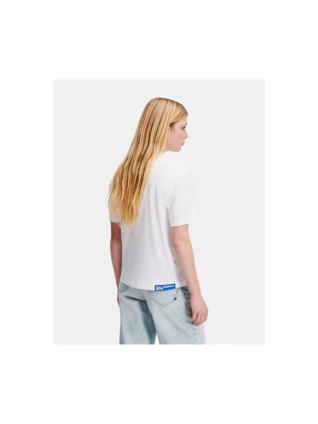 Denim ruha Karl Lagerfeld fehér