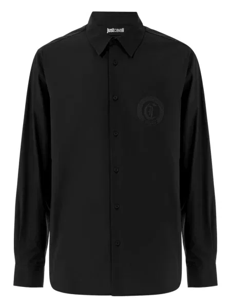 Cămașă Just Cavalli lungă negru