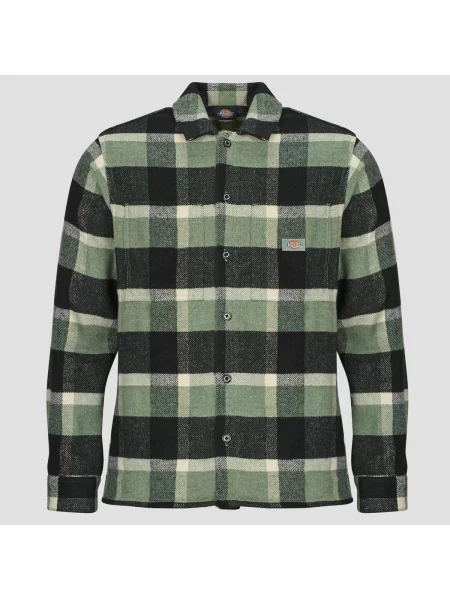 Cămașă în carouri Dickies în carouri verde