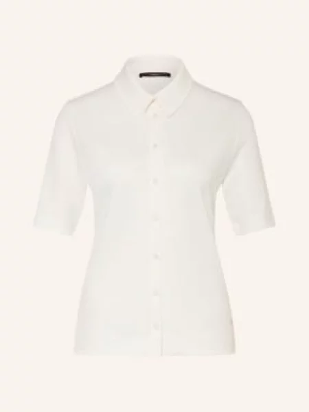 Windsor. Koszulka Polo Z Dżerseju weiss białe