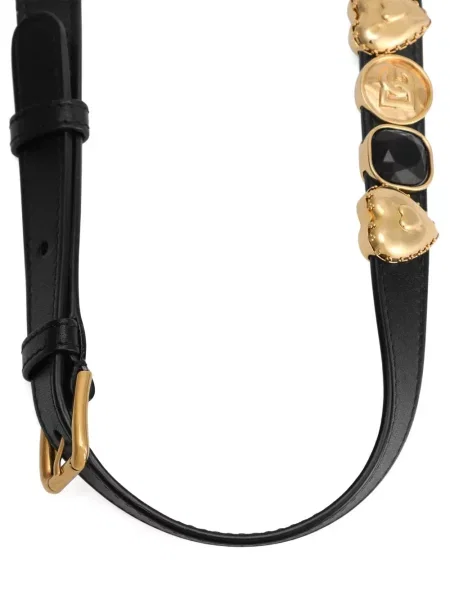 Torbica Dolce & Gabbana s uzorkom srca crna
