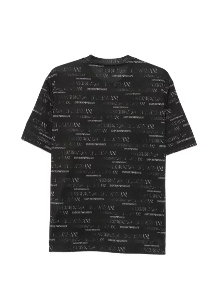 Μπλούζα Emporio Armani με σχέδιο μαύρο