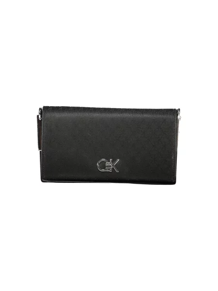 Mała torebka crossbody Calvin Klein skórzana czarna