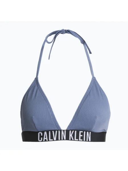 Calvin Klein costum de baie top Intense Power Rib Triangle-RP grisaille