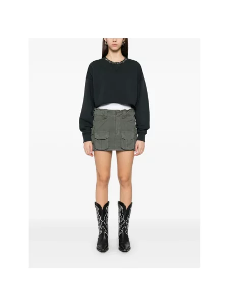 Bluza Golden Goose o skróconej długości czarna