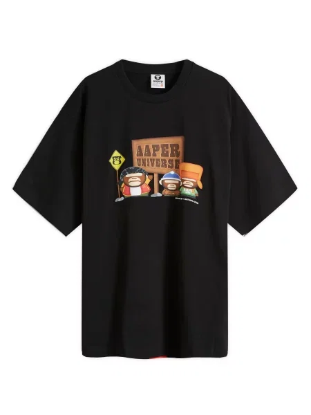 Koszulka Aape By A Bathing Ape czarna