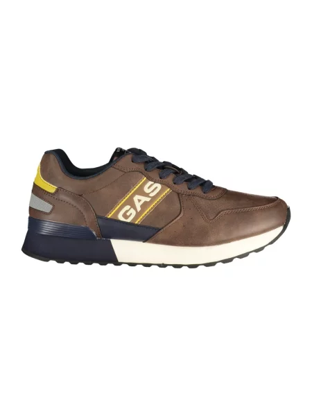 Sneakersy Gas brązowe