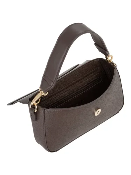 Crossbody kabelka Valentino Bags z ekologickej kože hnedá