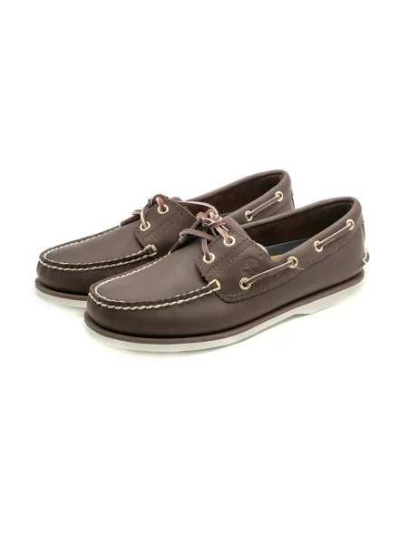 Półbuty Timberland klasyczne skórzane brązowe