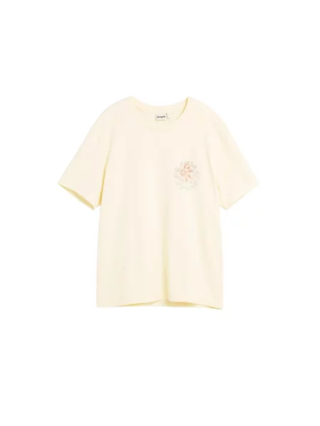 Desigual Tricou mov orhidee / murdar alb